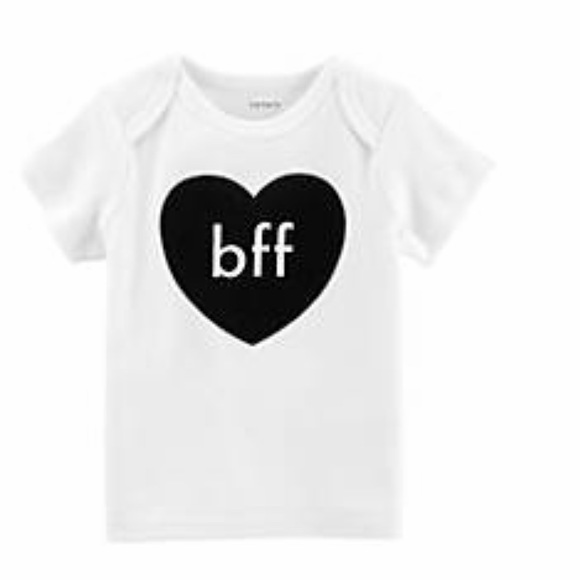 Carter's Other - (Kids) BFF Graphic tee NEW, Size 12, 18 or 24 Mos